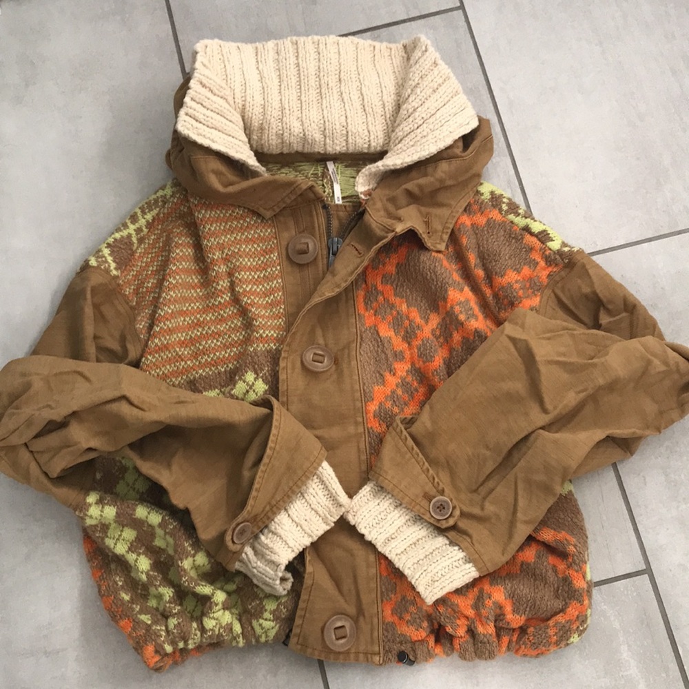 Free People cotton jacket boho